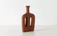 Vas Aberto Design CY0122 Tegelröd Keramik 15x5x27 cm - Hängande blomkrukor och vaser - 8684282979142 - 3