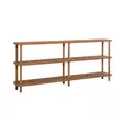 Bokhylla Hanah Home Zen Furu Spånskiva 180x74,9x35 cm - Bokhyllor - 8683342851992 - 1