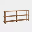 Bokhylla Hanah Home Zen Furu Spånskiva 180x74,9x35 cm - Bokhyllor - 8683342851992 - 4