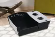 Kattbädd Aberto Design Cat Bed Svart Vit MDF 15x60x40 cm - Kattbäddar - 8682870971622 - 2
