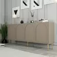 Konsolbord Hanah Home Lyon 80 Atlas Guld Spånskiva 180x80x35 cm - Byråer och skåp - 8684282640172 - 4
