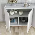 Konsolbord Hanah Home Elegante 1602 Vit Spånskiva 180x80,8x45 cm - Byråer och skåp - 8682870764002 - 5