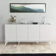 Konsolbord Hanah Home Elegante 1602 Vit Spånskiva 180x80,8x45 cm - Byråer och skåp - 8682870764002 - 2