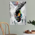 Glastavla Wallity Flerfärgad Glas 70x100 cm - Tavlor och ramar - 8684282138532 - 3