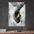 Glastavla Wallity Flerfärgad Glas 70x100 cm - Tavlor och ramar - 8684282138532 - 2