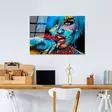 Glastavla Wallxpert Flerfärgad Glas 70x100 cm - Tavlor och ramar - 8684282137672 - 3
