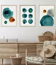 Inramad MDF-tavla Wallity Flerfärgad MDF 50x70 cm 3 Delar - Tavlor och ramar - 8684282337652 - 1