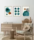 Inramad MDF-tavla Wallity Flerfärgad MDF 50x70 cm 3 Delar - Tavlor och ramar - 8684282337652 - 2