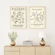 Inramad MDF-tavla Wallxpert Flerfärgad MDF 50x70 cm 2 Delar - Tavlor och ramar - 8684282725992 - 2