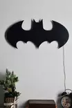 Dekorativ Led Väggdekor Wallity Batman Röd MDF 50x25 cm - Ljussmycken och ljusfigurer - 8682870904002 - 2