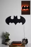 Dekorativ Led Väggdekor Wallity Batman Röd MDF 50x25 cm - Ljussmycken och ljusfigurer - 8682870904002 - 3