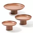 Metalldekoration Aberto Design N?s?rosA Koppar Metall 25,5x9 cm 20,5x9 cm 18,5x8,5 cm - Dekorationer, prydnadsföremål - 8684282243472 - 1
