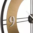 Väggklocka Wallity Guld Svart Stål/MDF 62x62 cm - Väggklockor - 8684283520022 - 4