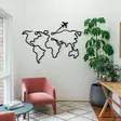 Väggdekor Metall Wallxpert Mozzafiato Svart Metall 60x42 cm - Dekorationer, prydnadsföremål - 8682870956292 - 5