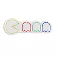 Led Väggdekor Wallxpert Pacman Flerfärgad Plast 55x19 cm - Tavlor och ramar - 8683342476072 - 1