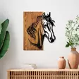 Väggdekor Trä Wallity Valnöt/Svart Trä 48x57 cm - Dekorationer, prydnadsföremål - 8683743841912 - 2