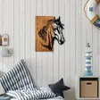 Väggdekor Trä Wallity Valnöt/Svart Trä 48x57 cm - Dekorationer, prydnadsföremål - 8683743841912 - 4
