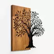Väggdekor Trä Wallity Mysterious Tree Valnöt/Svart Trä/Metall 58x60 cm - Dekorationer, prydnadsföremål - 8683743026982 - 6