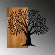 Väggdekor Trä Wallity Mysterious Tree Valnöt/Svart Trä/Metall 58x60 cm - Dekorationer, prydnadsföremål - 8683743026982 - 5