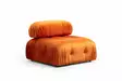 Hörnsoffa Atelier del Sofa Bubble Orange Polyester 288x190x75 cm - Soffor - 8683743023172 - 3