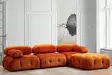 Hörnsoffa Atelier del Sofa Bubble Orange Polyester 288x190x75 cm - Soffor - 8683743023172 - 2