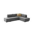 Hörnbäddsoffa Atelier del Sofa Manama Grå Polyester 280x206x85 cm - Soffor - 8681875114232 - 1