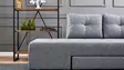 Hörnbäddsoffa Atelier del Sofa Manama Grå Polyester 280x206x85 cm - Soffor - 8681875114232 - 4