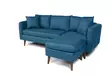 Hörnsoffa Atelier del Sofa Sofia Mörkblå Tyg 215x145x91 cm - Soffor - 8682870105072 - 5