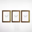 Fotoram Aberto Design 3AFC1002_1521 Guld Plast 15x21 cm - Tavlor och ramar - 8683743537952 - 3