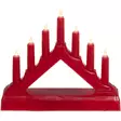 KynttelikkÃ¶ 7-haarainen mini 13 cm punai - LED-ljus och lyktor - 6410416310572 - 1
