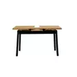 Matbord Hanah Home Oliver Open Svart Spånskiva 120x77x75 cm - Matbord - 8683743538362 - 1