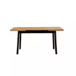 Matbord Hanah Home Oliver Open Svart Spånskiva 120x77x75 cm - Matbord - 8683743538362 - 4