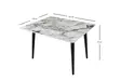 Matbord Hanah Home Dolunay Vit Marmormönster Spånskiva 100x75x60 cm - Matbord - 8684283011612 - 11