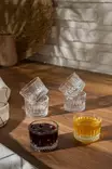 Set med glasskålar (6 st), transparent, 5,5 x 5,5 x 3,5 cm, hållbar, BPA-fri - Serveringsfat - 8684283561612 - 2