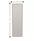 Spegel Hanah Home Tessa Natur Mdf 50x160x2,2 cm - Speglar - 8683743823222 - 6