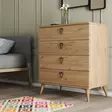 Byrå Hanah Home Versa Ce 3612 Ek Spånskiva 80x90,8x45 cm - Byråer och skåp - 8683342214742 - 2