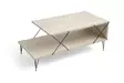 Soffbord Hanah Home Loire Svart Travertin Spånskiva 100x40x50 cm - Soffbord - 8684283111312 - 4