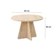 Soffbord Hanah Home Mushroom Travertin Spånskiva 60x40 cm - Soffbord - 8684283059232 - 7