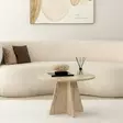 Soffbord Hanah Home Mushroom Travertin Spånskiva 60x40 cm - Soffbord - 8684283059232 - 2