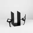 Bokstöd Aberto Design Kitap Tutucu 8 Svart Metall 34x14x22 cm - Bokhyllor - 8682870703322 - 4