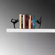 Bokstöd Aberto Design Kitap Tutucu 8 Svart Metall 34x14x22 cm - Bokhyllor - 8682870703322 - 3