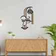 Väggdekor Metall Wallity Kubizm Flerfärgad Metall Trä 68x39 cm - Dekorationer, prydnadsföremål - 8684282053842 - 6