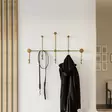 Vägghängare Wallity Iyon-A Guld Metall 80x45x10 cm - Klädhängare - 8684282359982 - 2