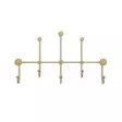 Vägghängare Wallity Iyon-A Guld Metall 80x45x10 cm - Klädhängare - 8684282359982 - 1