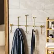 Vägghängare Wallity Iyon-A Guld Metall 80x45x10 cm - Klädhängare - 8684282359982 - 4