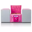 Micro set med CD FM-radio AUX-IN klistermärken Rosa - CD/DVD-spelare - 8711902044772 - 12