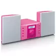 Micro set med CD FM-radio AUX-IN klistermärken Rosa - CD/DVD-spelare - 8711902044772 - 25