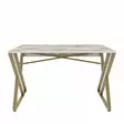 Skrivbord Hanah Home Gyza Vit Guld Spånskiva 120x60x75 cm - Skrivbord - 8683743118052 - 5
