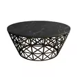 Soffbord Hanah Home Stil Svart Spånskiva 90x38x90 cm - Soffbord - 8681875827842 - 1