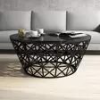 Soffbord Hanah Home Stil Svart Spånskiva 90x38x90 cm - Soffbord - 8681875827842 - 3